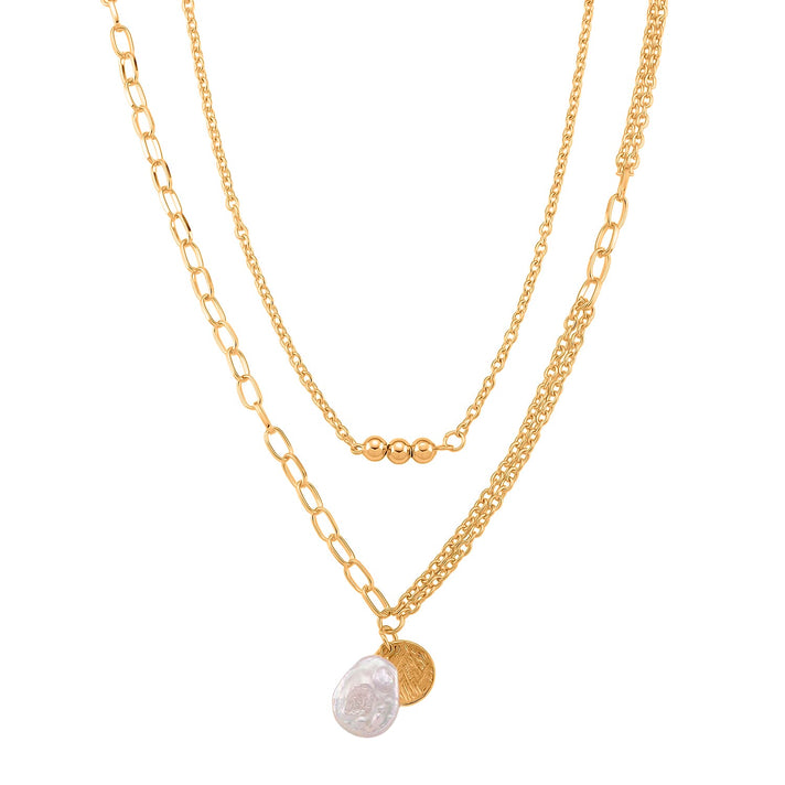 Close Out Deal- White Keshi Pearl Necklace (Size 18+2 Ext) 8143627 1