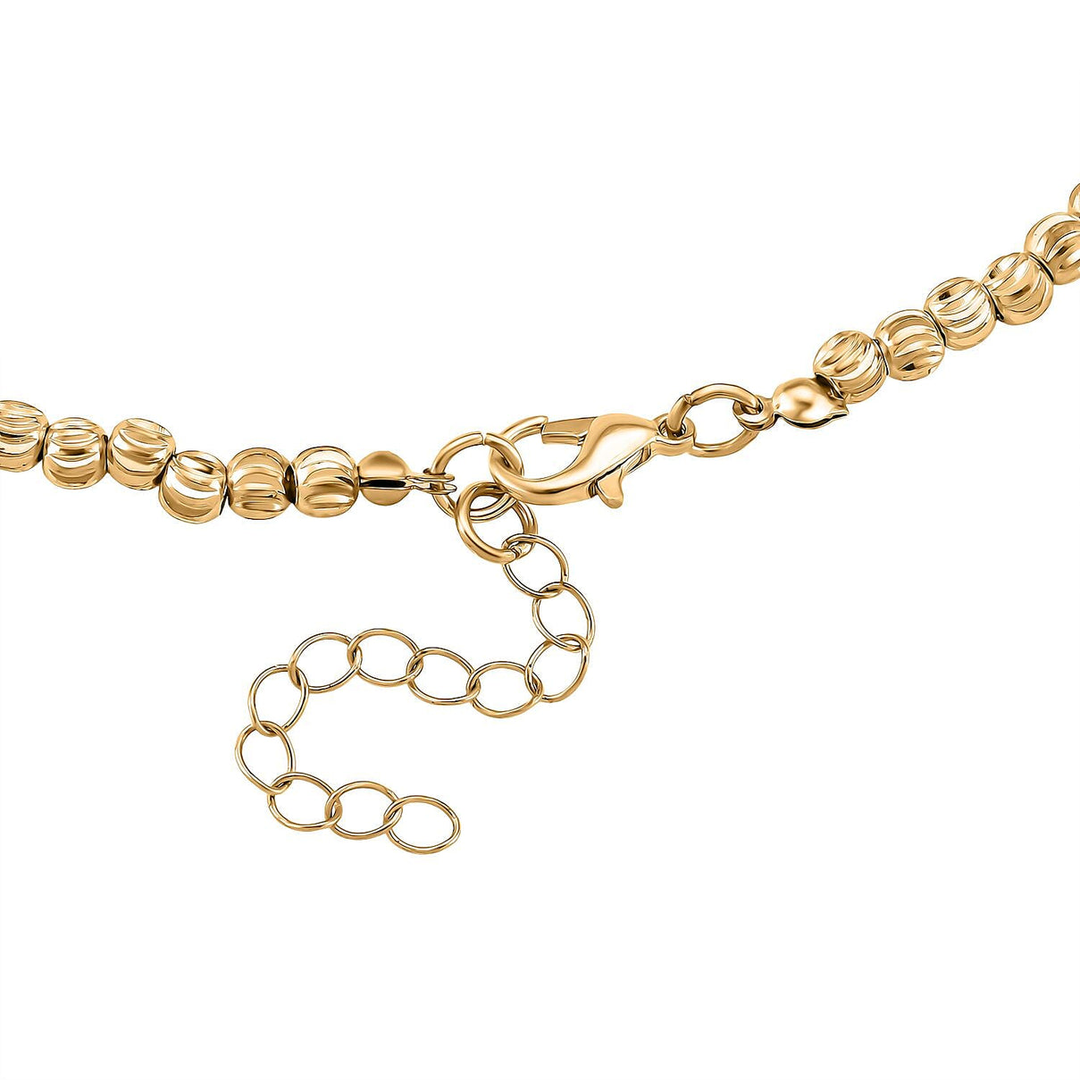 White Keshi Pearl Necklace (Size 18 - 2 Ext) with Lobster Clasp 8181310 5