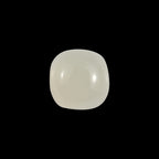 White Moonstone Cushion Cut 7X7 mm Gemstone, 0.97 Ct