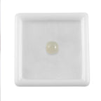 White Moonstone Cushion Cut 7X7 mm Gemstone, 0.97 Ct