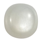 White Moonstone Cushion Cut 9X9 mm Gemstone, 3.48 Ct