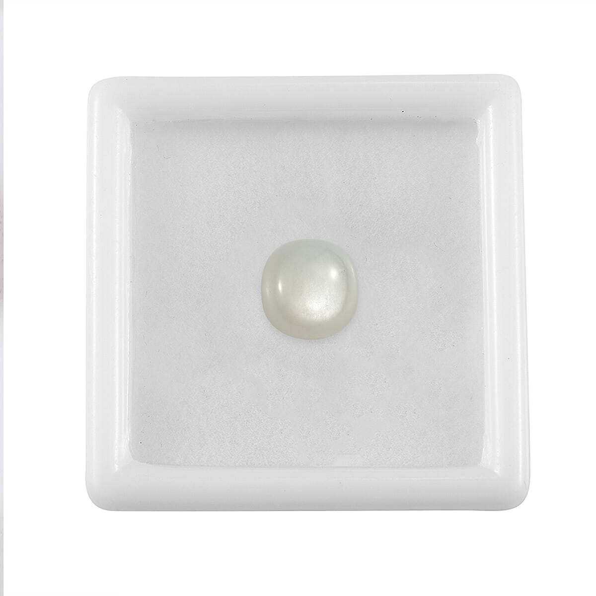White Moonstone Cushion Cut 9X9 mm Gemstone, 3.48 Ct 8499580 4