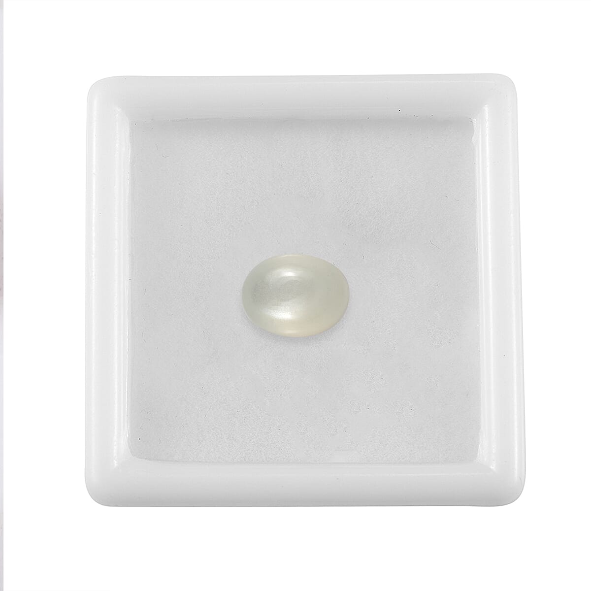White Moonstone Oval Cut Cut 10X8 mm Gemstone, 3.08 Ct 8499581 4