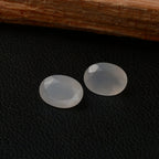 White Moonstone Oval Cut Cut 7X5 mm Gemstone, 1.38 Ct