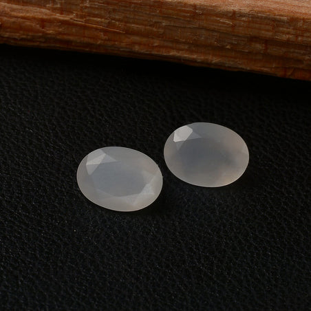 White Moonstone Oval Cut Cut 7X5 mm Gemstone, 1.38 Ct 8502035 2