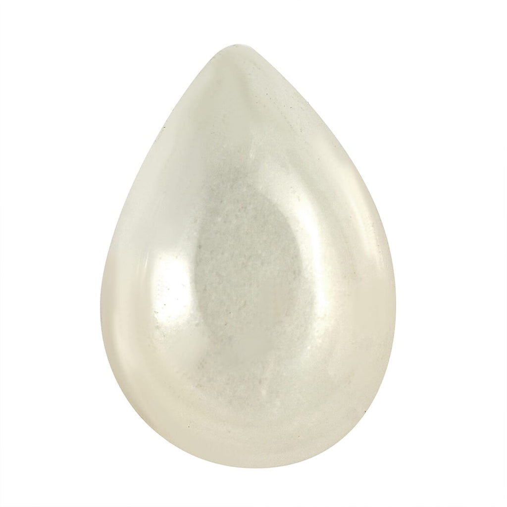 White Moonstone Pear 10X7 mm Gemstone, 2.24 Ct