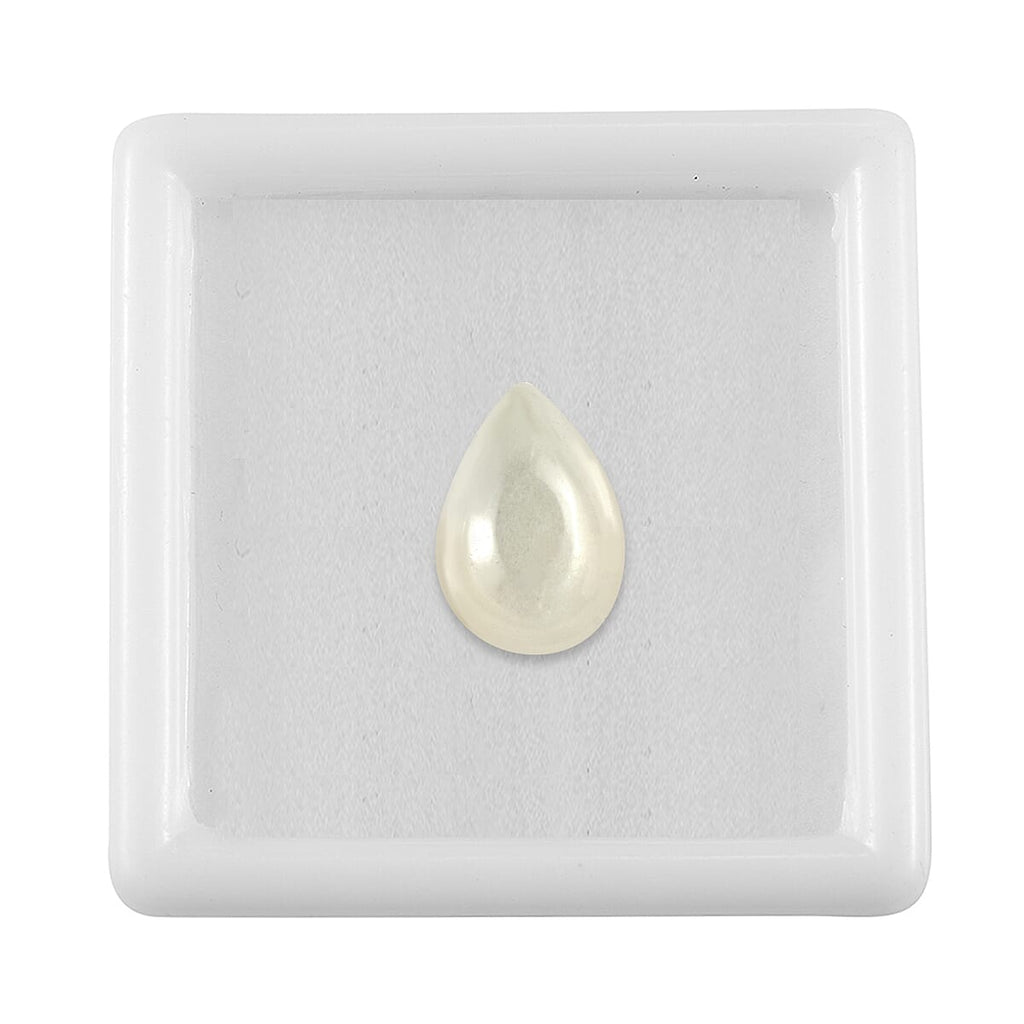 White Moonstone Pear 10X7 mm Gemstone, 2.24 Ct