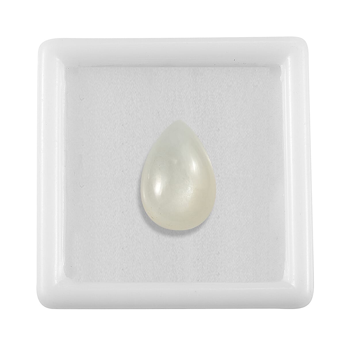 White Moonstone Pear 13X9 mm Gemstone, 4.41 Ct 8499590 4