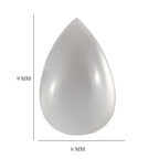 White Moonstone Pear 9X6 mm Gemstone, 1.38 Ct