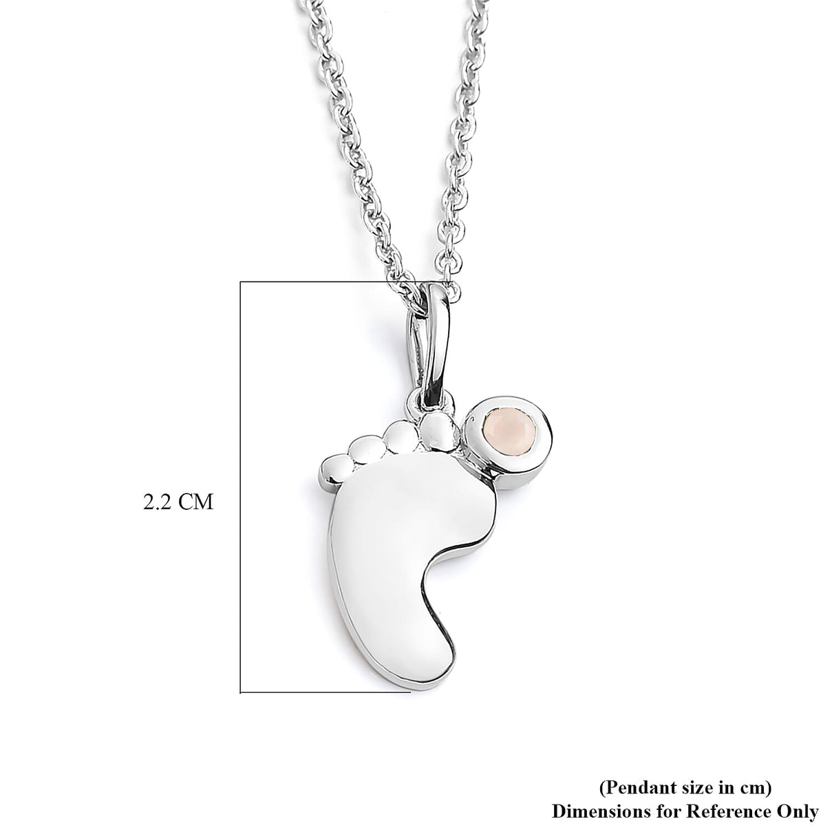 White Moonstone Pendant with Chain (Size 20 With 4 Inch Extender) In Platinum Overlay Sterling Silver 3629295 5