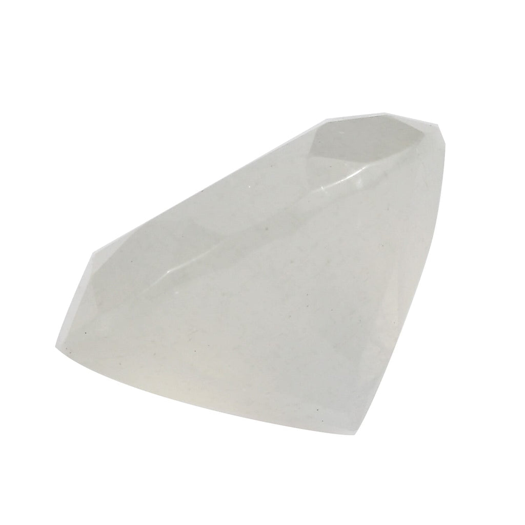 White Moonstone Round 10 mm Gemstone, 2.90 Ct