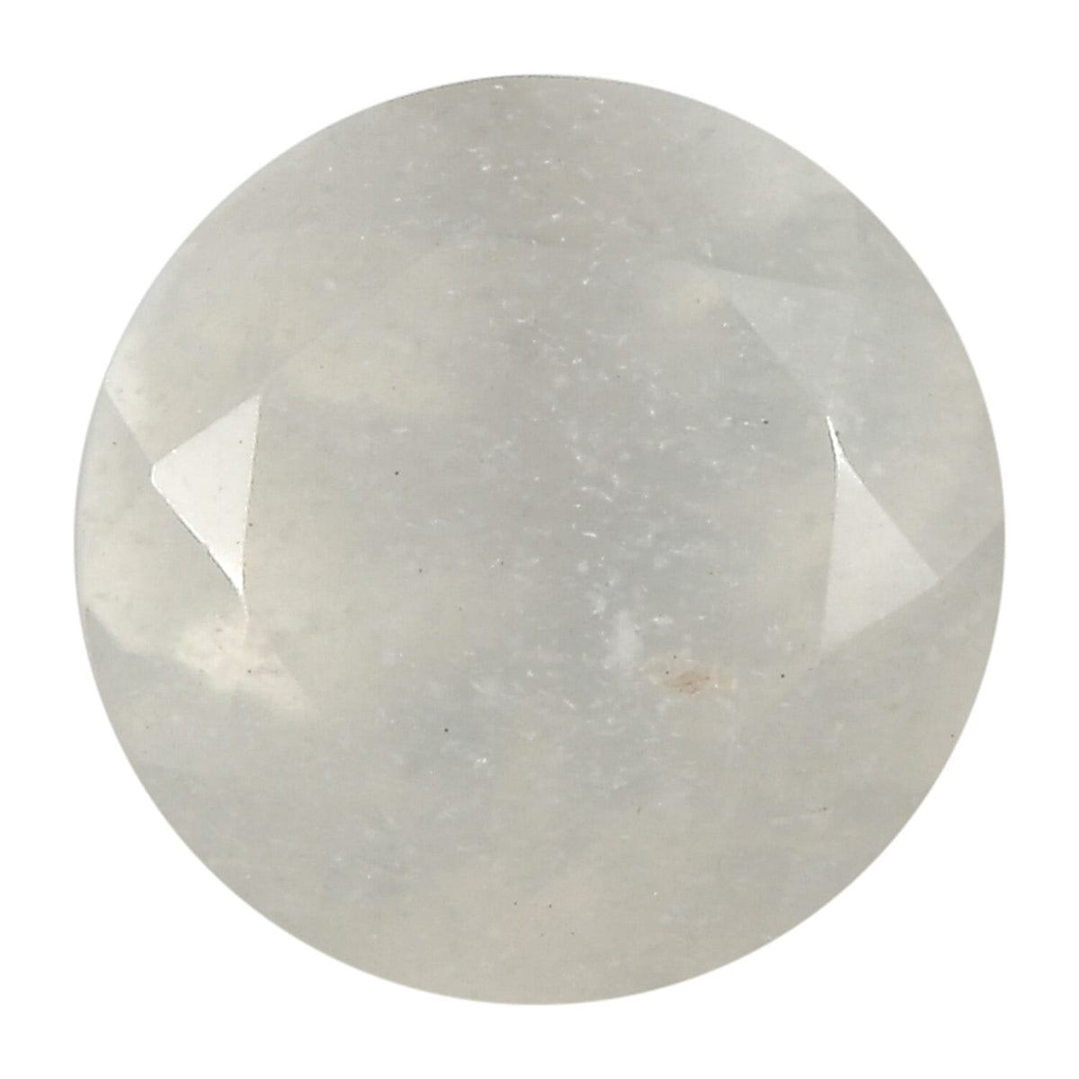 White Moonstone Round 7 mm Gemstone, 1.21 Ct V32515695 0