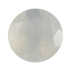 White Moonstone Round 8 mm Gemstone, 1.59 Ct