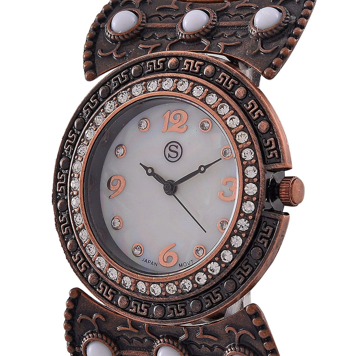 STRADA Japan Movt. Santa Fe Mother-of-Pearl Bangle Watch (Limited Edition) 7856091 2
