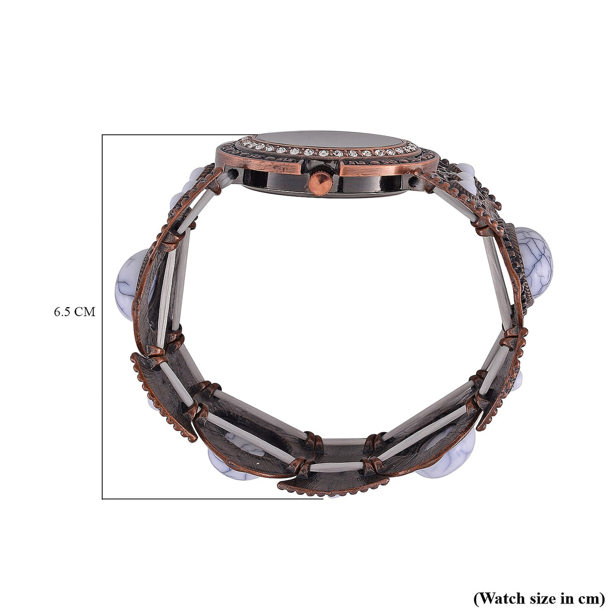 STRADA Japan Movt. Santa Fe Mother-of-Pearl Bangle Watch (Limited Edition) 7856091 6