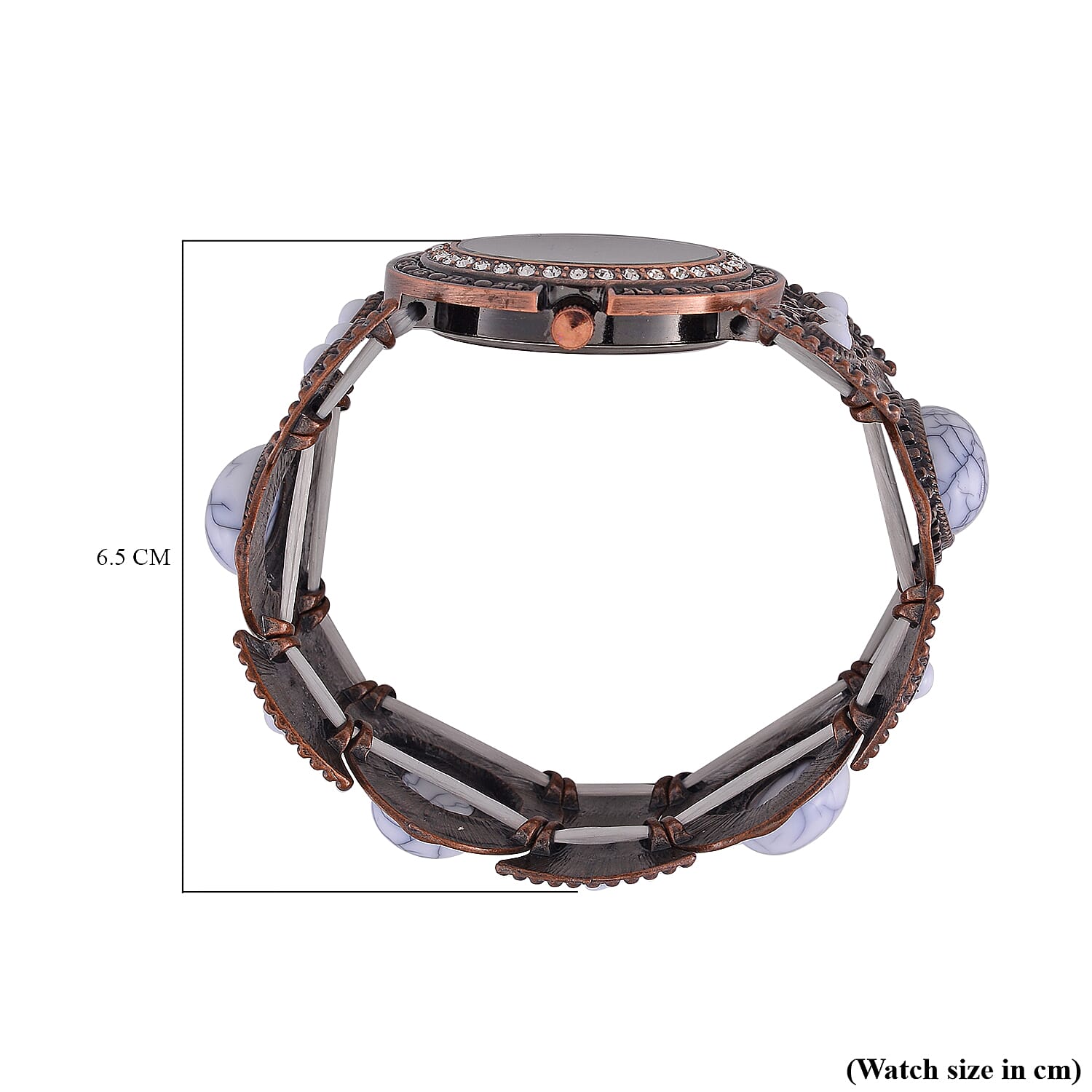 STRADA Japan Movt. Santa Fe Mother-of-Pearl Bangle Watch (Limited Edition) 7856091 6
