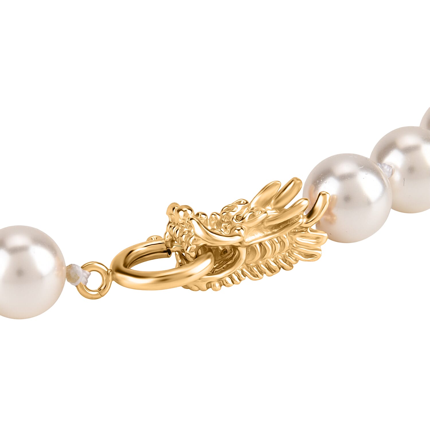 White Shell Pearl Beads Necklace (Size - 20) 350.00 Ct. V32492304 5