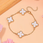 White Shell Pearl  Bracelet (Size - 7.5)