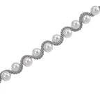 The Exotic Collection - Mother of Pearl Rope Necklace With Lobster Claw Clasp (Size - 19.5-2 EXT) - White
