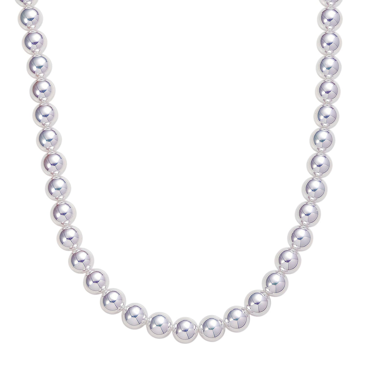 Akoya White Shell Pearl Necklace (Size - 20) Sterling Silver 8286813 0