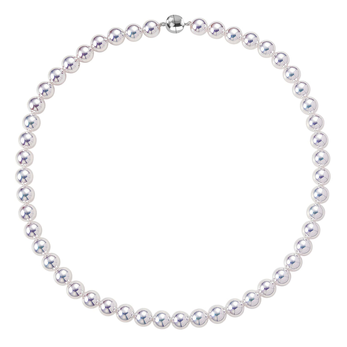 Akoya White Shell Pearl Necklace (Size - 20) Sterling Silver 8286813 4