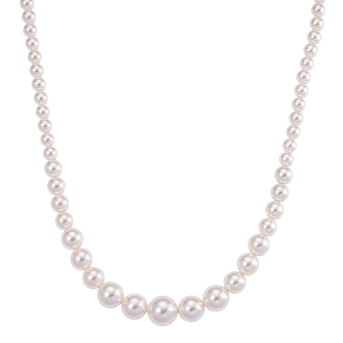 White Shell Pearl Necklace (Size 20 - 2 Ext) with Lobster Clasp 290.00 Ct. V32521957 0