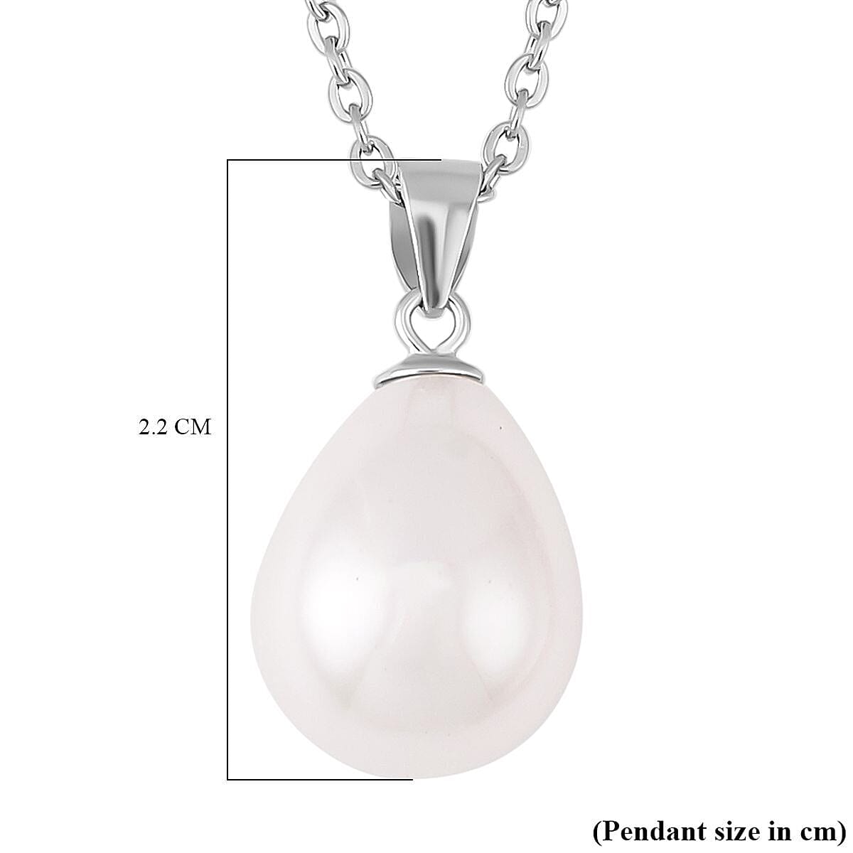 Earrings and Pendant Set in Sterling Silver with Free Chain 4122566 4