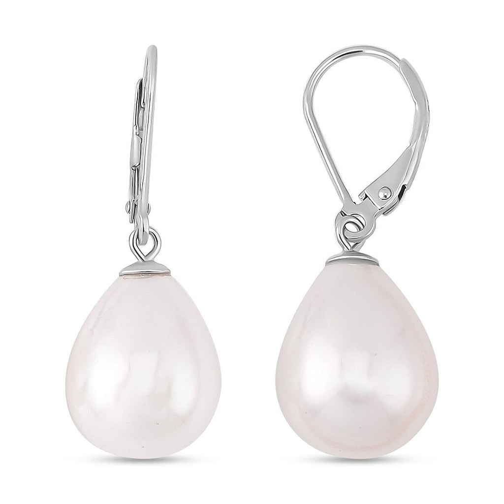 Earrings and Pendant Set in Sterling Silver with Free Chain