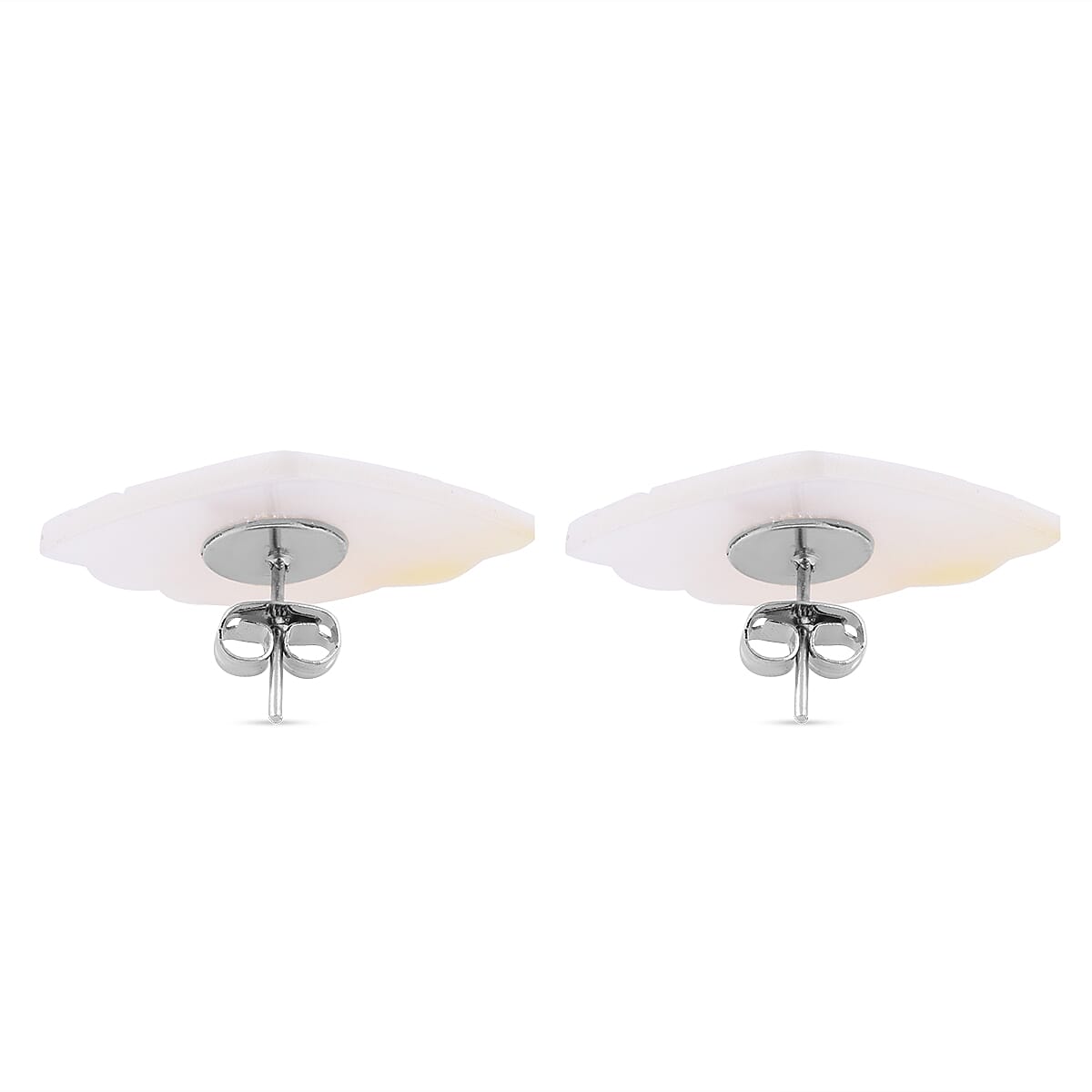 White Shell Pearl Sea Shell Stud Earrings 3797416 3