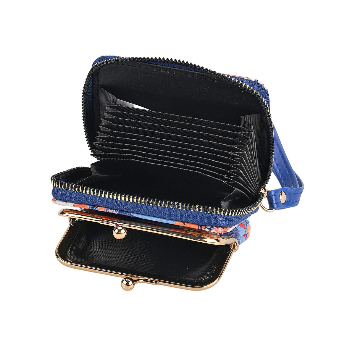 White Swan &amp; Maple Leaf Print RFID Wallet 8252714 7