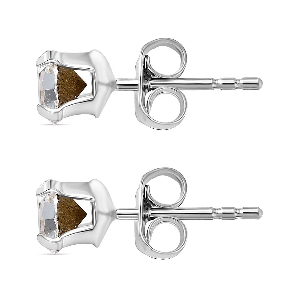 Biggest Close Out Deal- White Swarovski Crystal Stud Push in Sterling Silver 8096691 4