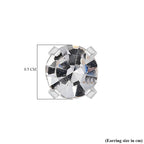 Biggest Close Out Deal- White Swarovski Crystal Stud Push in Sterling Silver