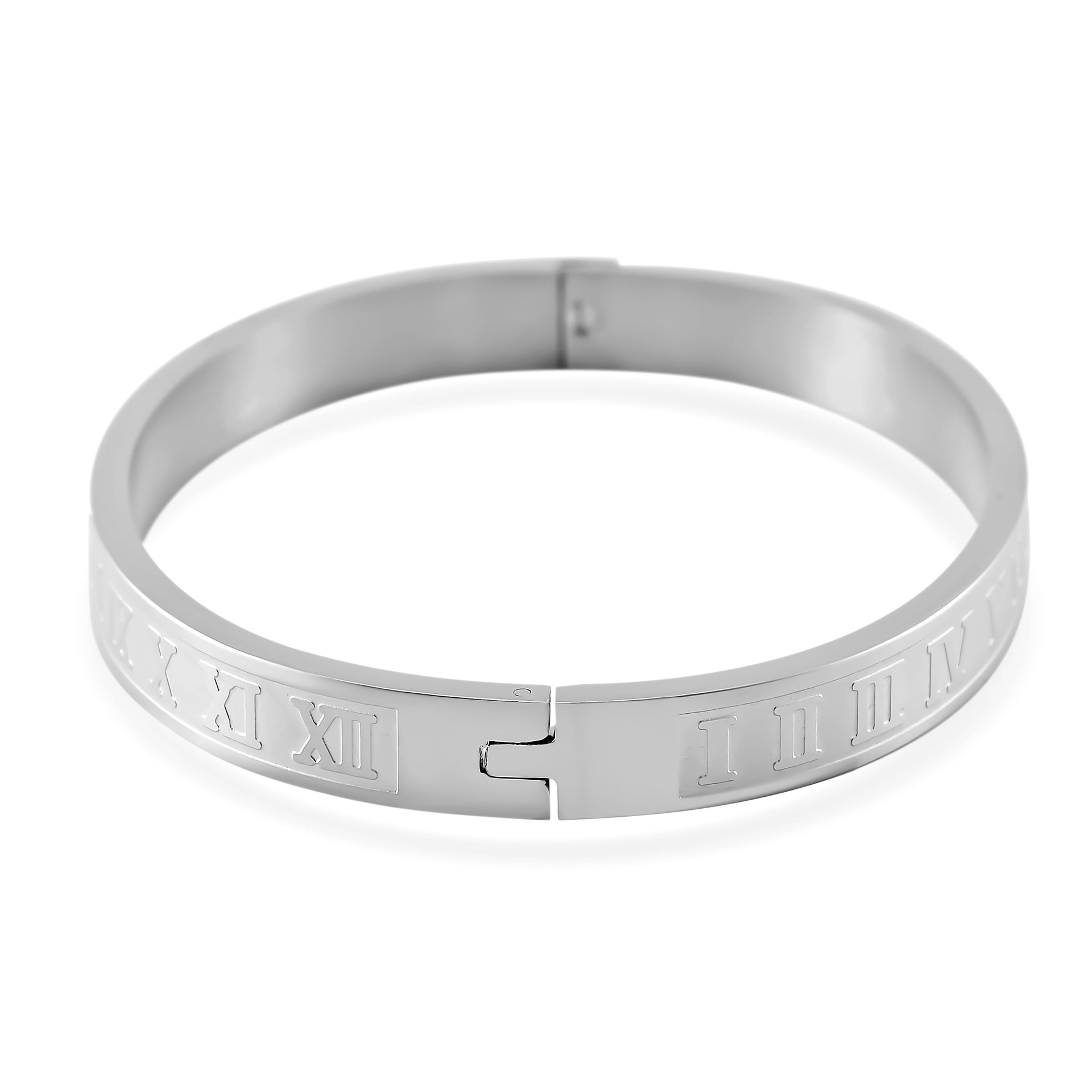 Closeout Deal - Roman Numeral Bangle (Size - 7.5) 7843698 2