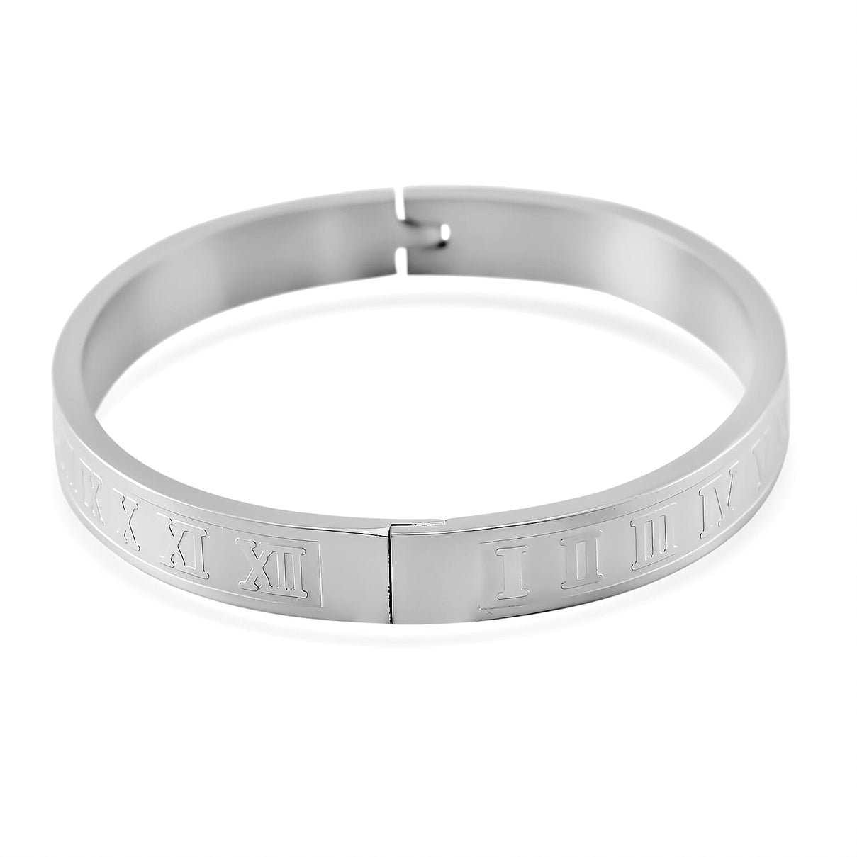 Closeout Deal - Roman Numeral Bangle (Size - 7.5) 7843698 3