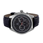 Limited Edition- William Hunt Designer Watch with Chronograph Leather Strap Water Resistant Black Dial