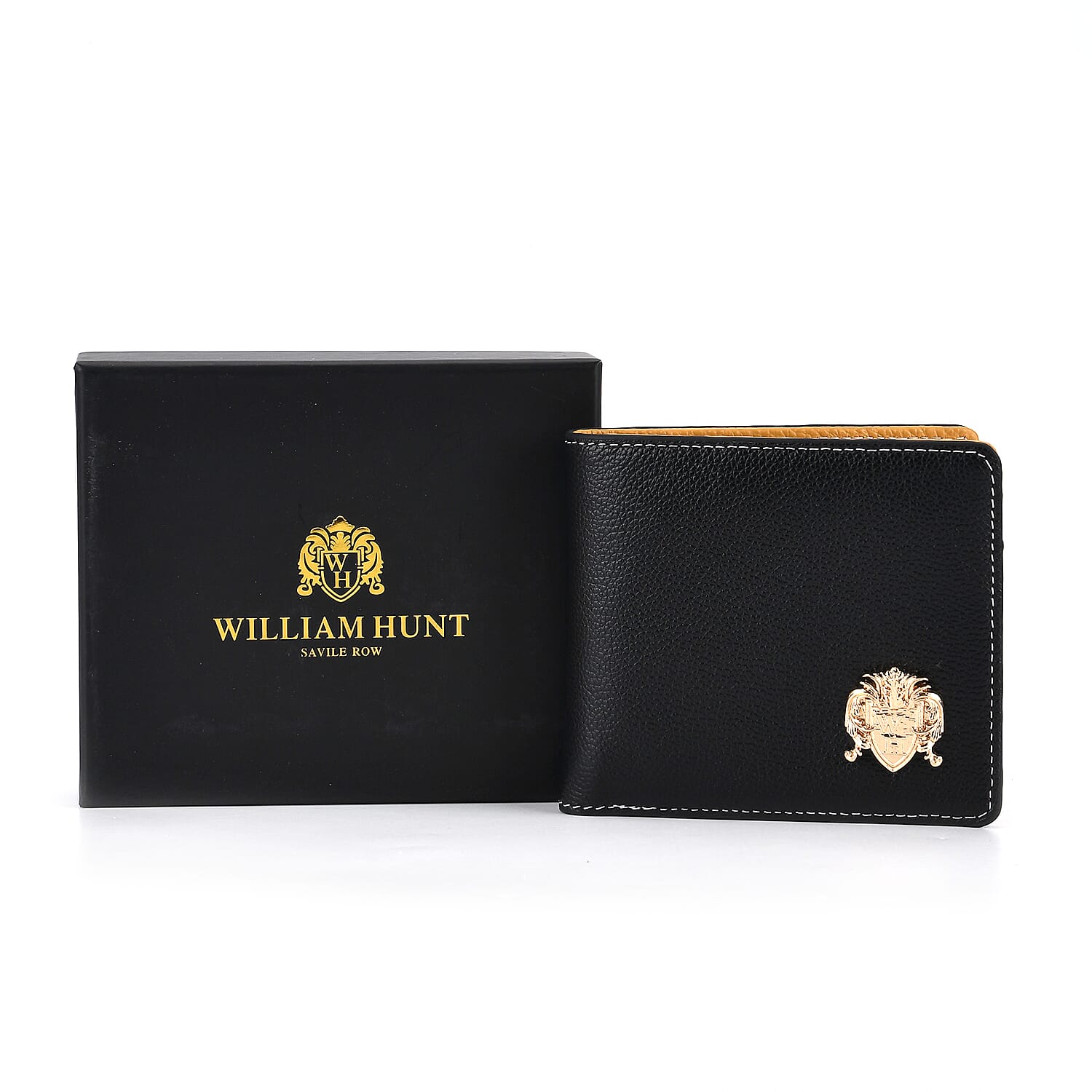 WILLIAM HUNT Genuine Leather RFID Men's Wallet - Brown 8296281 10