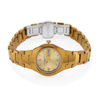 William Hunt Lab Grown Diamond Ladies Tungsten Carbide Case Watch - Gold Colour