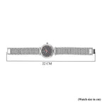 WILLIAM HUNT Limited Edition Swiss Movement VVS- E-F Lab Grown Diamonds Watch With 5ATM Water Resistancy and Bubble Strap With Gift Box - Silver