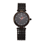 WILLIAM HUNT Limited Edition Swiss Movement VVS- E-F Lab Grown Diamonds Watch With 5ATM Water Resistancy and Bubble Strap With Gift Box - Black
