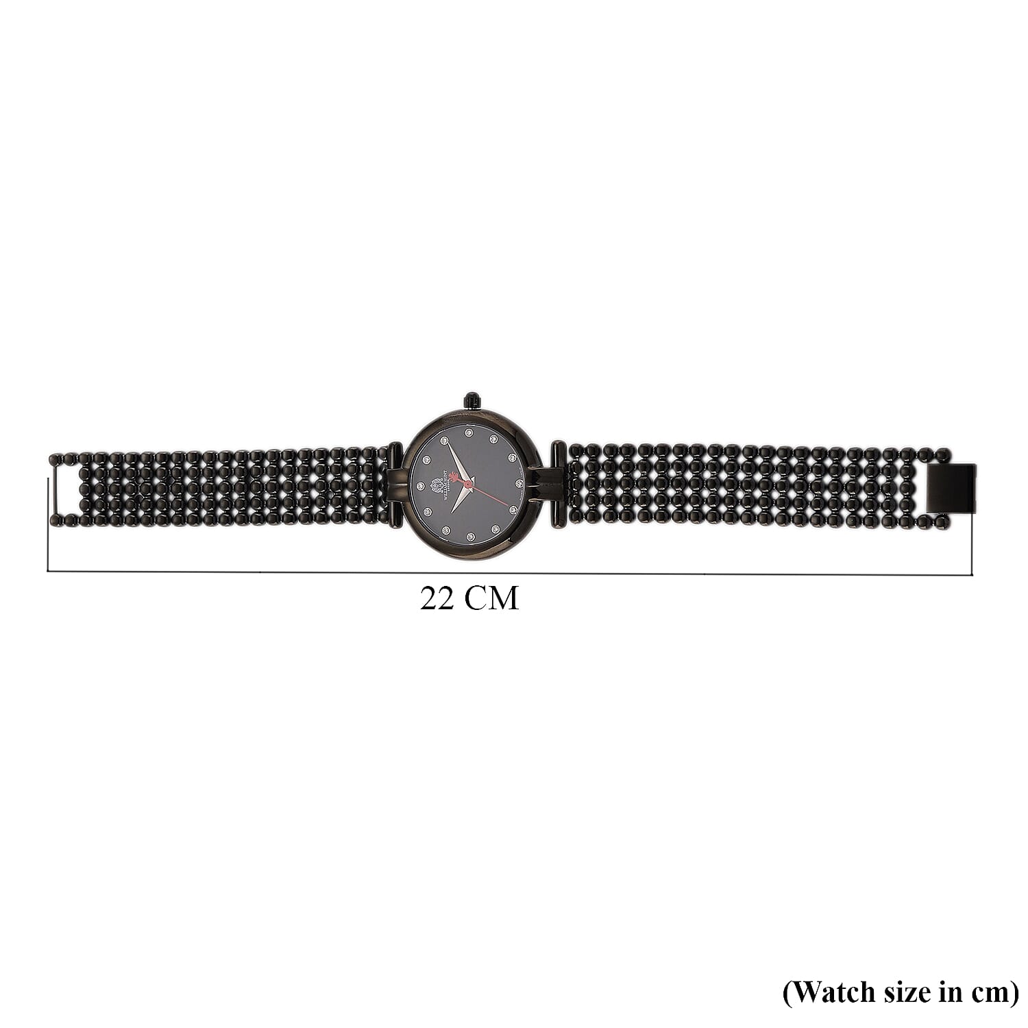 WILLIAM HUNT Limited Edition Swiss Movement Lab Grown Diamonds (VVS- E-F) Watch With 5ATM Water Resistance and Bubble Strap With Gift Box - Black V32535887 8