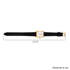 William Hunt London Legacy Lab Grown Diamond (VVS E-F) 5ATM Water Resistancy Watch with Genuine Leather Strap  Swiss Movement- Black