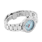 Limited Edition Exclusive William Hunt London Legacy Moissanite Watch With Japanese Miyota Movement, 5 ATM Water Resistance, Calendar Function Presented in a Gift Box - Blue