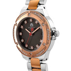 Limited Edition Exclusive William Hunt London Legacy Moissanite Watch With Japanese Miyota Movement, 5 ATM Water Resistance, Calendar Function Presented in a Gift Box - Black