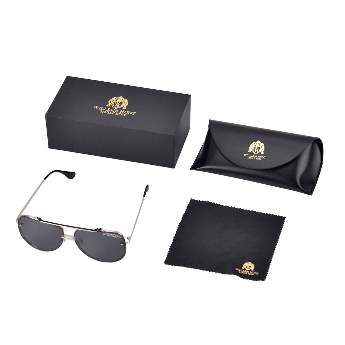 William Hunt- Sunglasses Polarized Lens UV 400 Protection - Grey 7704291 0