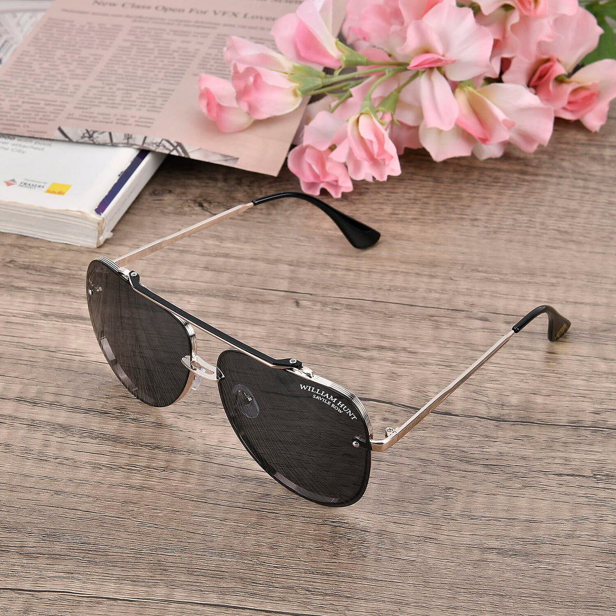 William Hunt- Sunglasses Polarized Lens UV 400 Protection - Grey 7704291 1