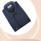 William Hunt Saville Row Forward Point Collar Dark Blue with White Shirt Size 16