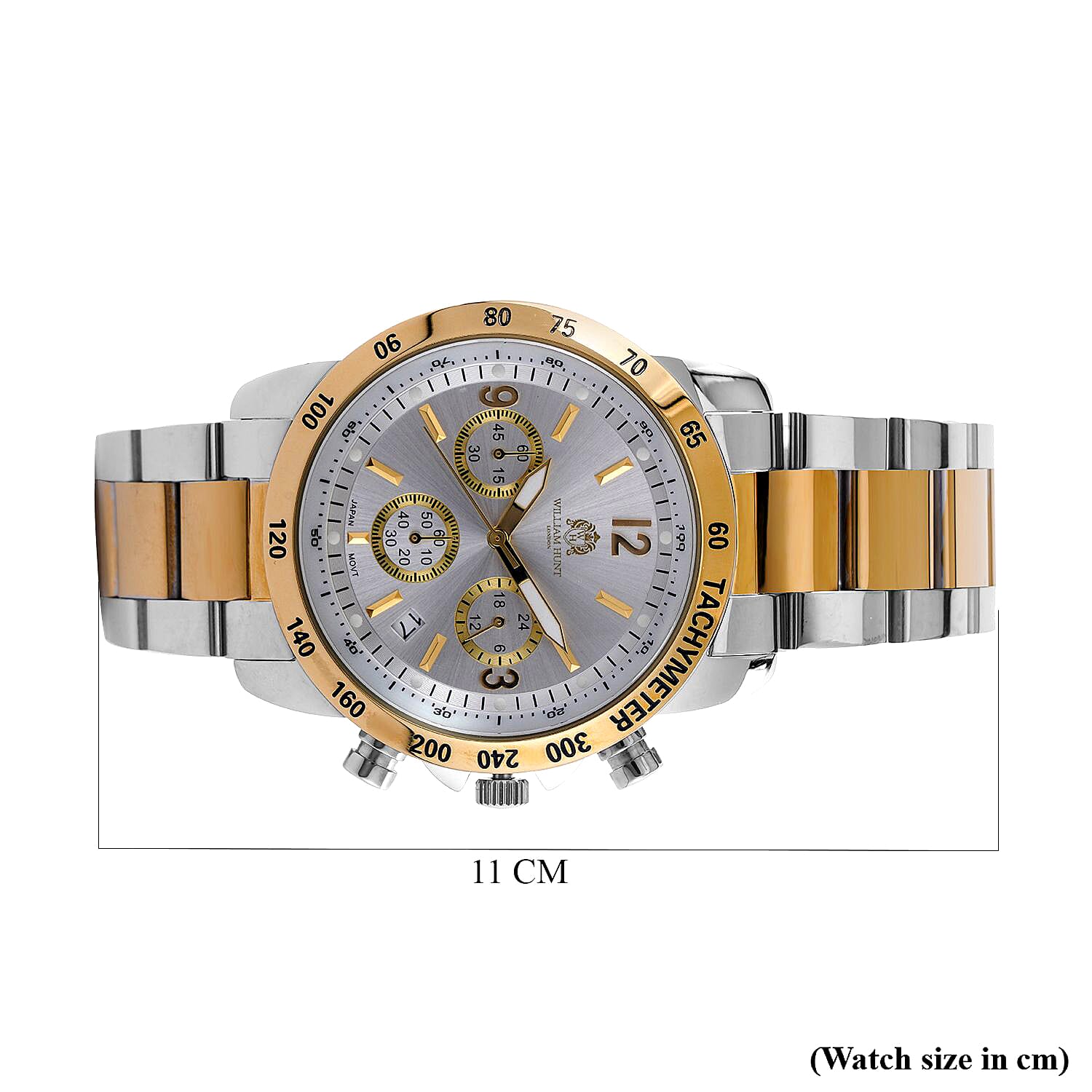 Limited Edition Exclusive William Hunt London Legacy Watch, 5ATM Water Resistancy &amp; Date Function Presented in a Gift Box - Grey 8431569 7
