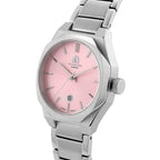 William Hunt Limited Edition Japanese Miyota Movement 5 ATM Water Resistant Watch With Date Function & Presentation Box - Pink