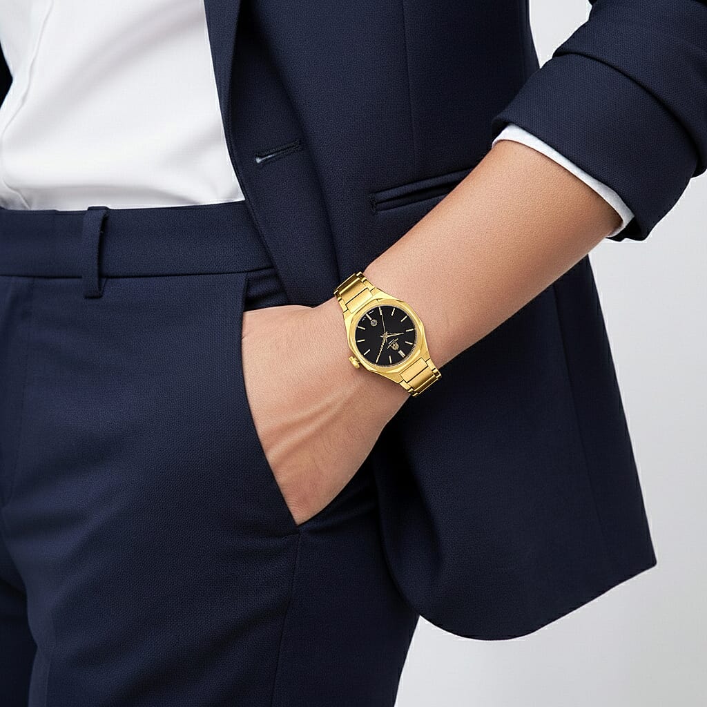 William Hunt Miyota Japanese Movement With Date Function Black Sunray Dial Watch - Black 8486535 3
