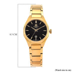 William Hunt Miyota Japanese Movement With Date Function Black Sunray Dial Watch - Black